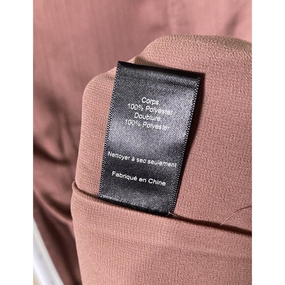 ASTR The Label Satin Muave Cut Out Front Mini Dress Button Sz Large Cocktail - Picture 4 of 10